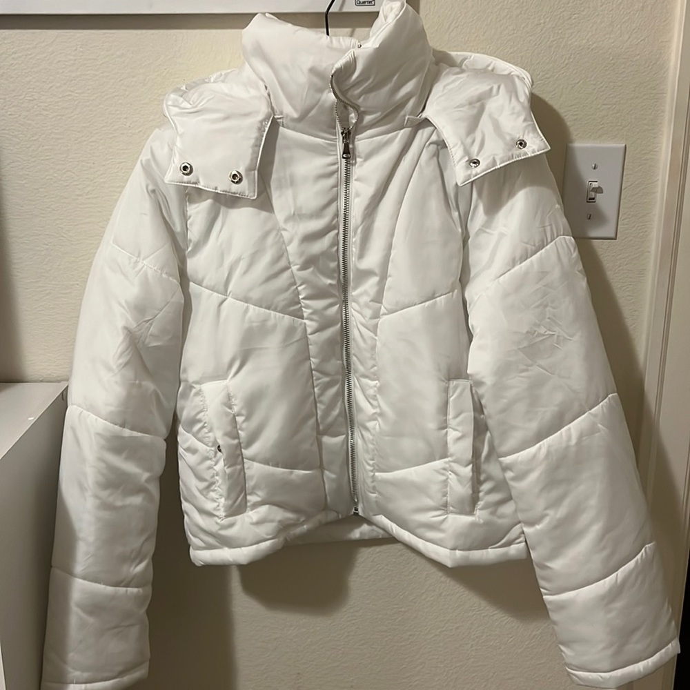 White Puffer Jacket